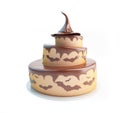 Halloween cake 3d Illustrations