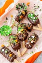 Halloween cake pops Royalty Free Stock Photo