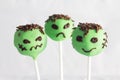 Halloween cake pops Royalty Free Stock Photo