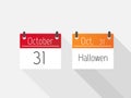 Halloween calendar