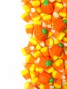 Halloween candy border Royalty Free Stock Photo