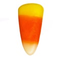Halloween candy corn isolated Royalty Free Stock Photo