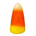 Halloween candy corn on white. Closeup Royalty Free Stock Photo