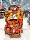 Halloween Candy Display Inside a Grocery Store