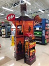 Halloween Candy Display Inside a Grocery Store