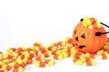 Halloween candy pumpkin Royalty Free Stock Photo