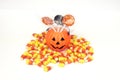 Halloween candy pumpkin Royalty Free Stock Photo