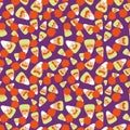 Halloween cartoon candy seamless sugar monster pattern for wrapping paper and fabrics and kids clothes print