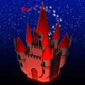Halloween Castle Background Royalty Free Stock Photo