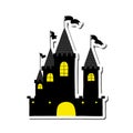 Halloween Castle Sticker