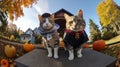 halloween cat trick or treat Royalty Free Stock Photo