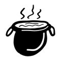 Halloween Cauldron Bubbling Icon