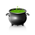 Halloween cauldron Royalty Free Stock Photo