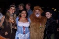 Halloween celebrated with Wizard of Oz costumes on Santa Monica Blvd. in Los Angeles