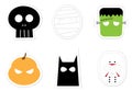 Halloween Character Stickers
