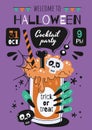 Halloween Cocktail Party invitation or poster