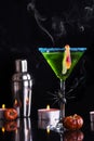 Halloween cocktail witch's brew Royalty Free Stock Photo