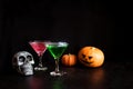 Halloween Cocktails Royalty Free Stock Photo