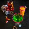 Halloween Cocktails Royalty Free Stock Photo