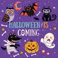 Halloween is coming. Vector illustration