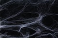 Halloween concept. Abstract spiderweb on black background