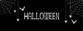 Halloween black background for web banners Royalty Free Stock Photo