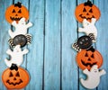 Halloween Cookie Background Royalty Free Stock Photo