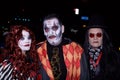 Halloween costumed ghouls on Santa Monica Blvd. in Los Angeles