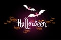 Halloween creative banner Royalty Free Stock Photo