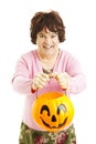 Halloween Cross-dresser Royalty Free Stock Photo