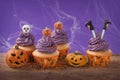 Halloween cupcake Royalty Free Stock Photo