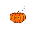 Halloween cute funny pumpkin