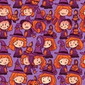 halloween cute patern seamless pattern background Royalty Free Stock Photo