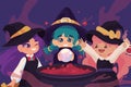 halloween cute witches