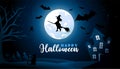 Halloween Dark Background - Happy halloween day Banner.