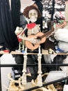 Skeleton Hobo Halloween Decoration Display at Big Lots in Goose Creek, SC Royalty Free Stock Photo