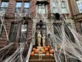 Halloween decorations, Manhattan, NYC, USA.