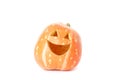 Halloween decorative pumpkin isolated on white