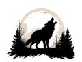 Halloween devil wolf. Help create horror, gothic style and horror. generative AI