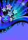 Halloween disco party poster