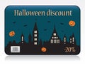 Halloween discount card