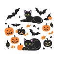 Halloween drawings Royalty Free Stock Photo