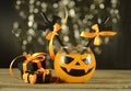 Halloween drink with gifts Royalty Free Stock Photo