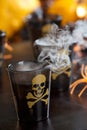 Halloween drinks - Deadly Shot Royalty Free Stock Photo