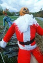 Halloween Dummy Dressed as Santa Claus, Wilmington, Vermont Royalty Free Stock Photo