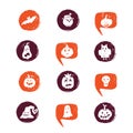 Halloween elements set Royalty Free Stock Photo