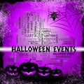 Halloween Events Represents Trick Or Treat And Affair Royalty Free Stock Photo