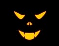 Halloween evil face