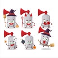 Halloween expression emoticons with cartoon character of air horn Royalty Free Stock Photo