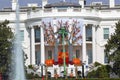 Halloween Fall Decorations White House Washington DC Royalty Free Stock Photo